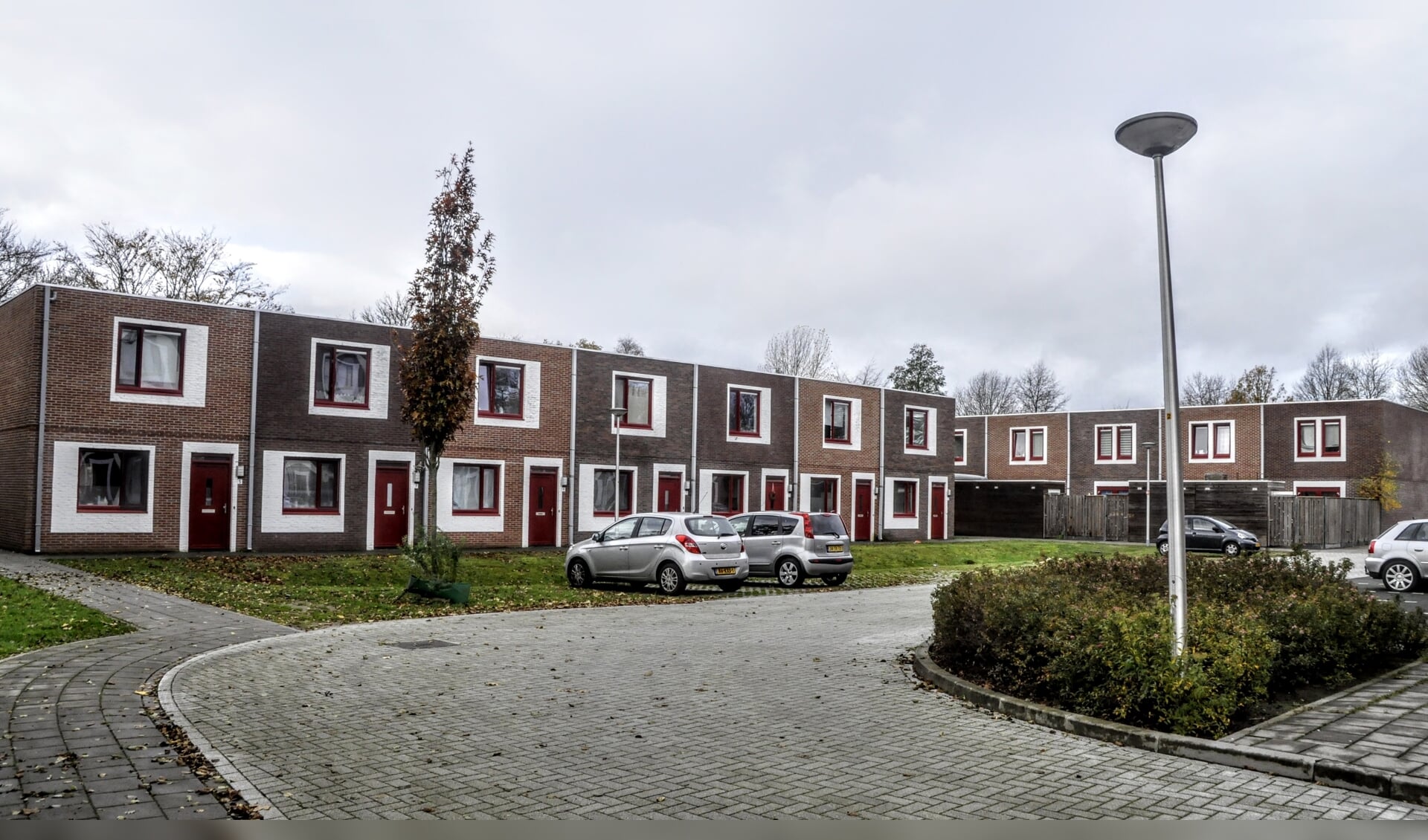 Aan de Churchillstraat in Barneveld verschenen eerder al tijdelijke wooneenheden in de goedkope sector. Barneveld wil de komende jaren meer inzetten op goedkope woningen, onder meer in de vorm van - tijdelijke - flexwoningen, tiny houses en hoogbouw. 