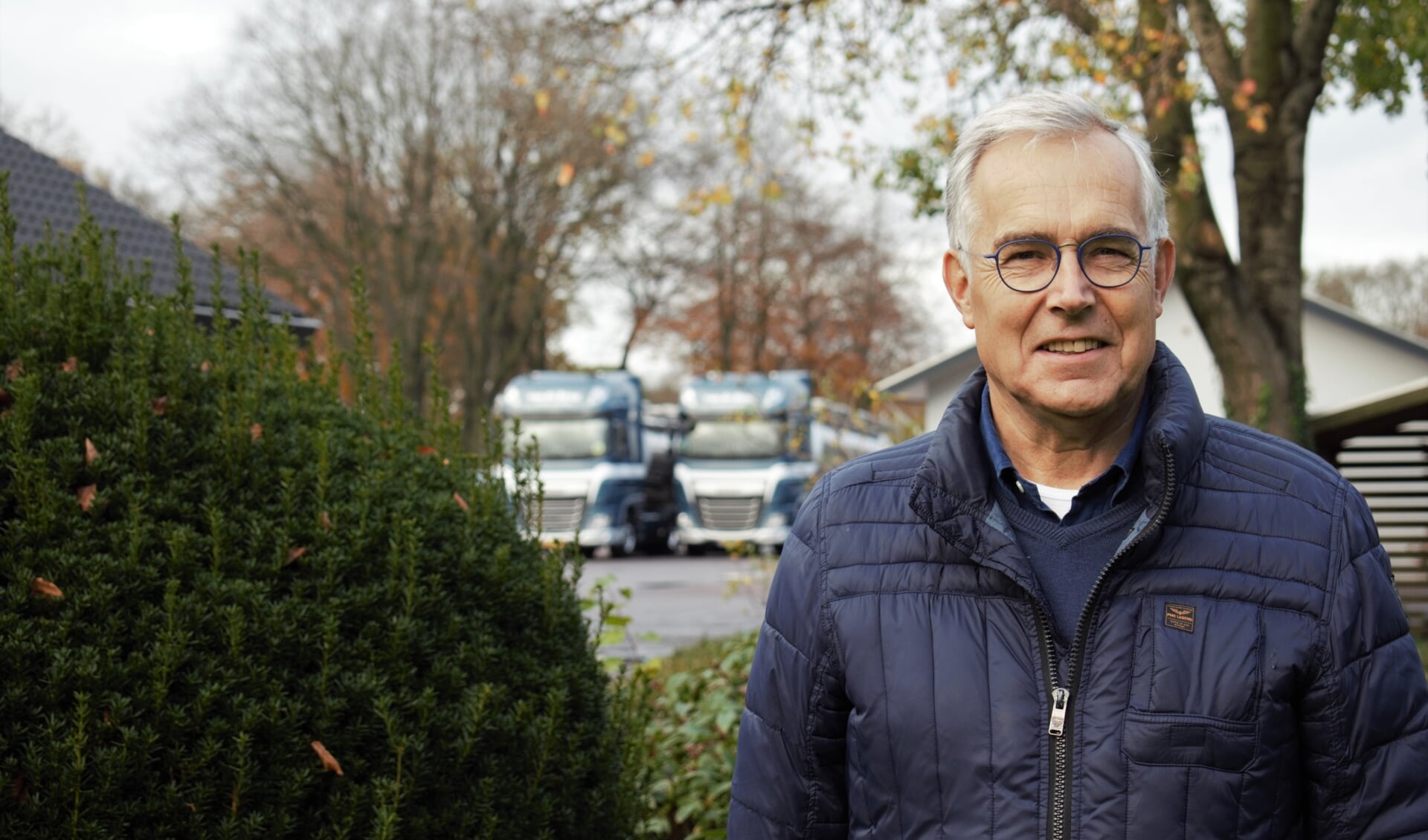 Oud-directeur Rien van de Brug van Van de Brug TankTransport: ,,De druk is eraf, maar ik probeer nog wel mijn steentje bij te dragen.'' 