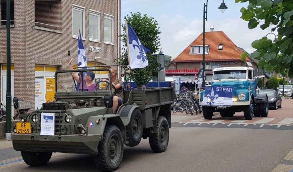 Eind juni liet Burgerinitiatief Scherpenzeel Zelfstandig zich voor het eerst zien.