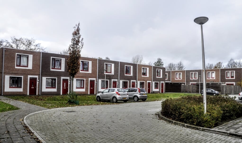 De tijdelijke woningen aan de Churchillstraat verdwijnen in mei. 