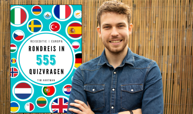 <p>Journalist Tim Hartman schreef tijdens corona het quizboek Rondreis in 555 Quizvragen.</p>