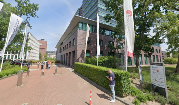 <p>Het gedeelde kantoorpand aan de Berkenweg waar onder meer het Nederlands Dagblad in is gevestigd.</p>
