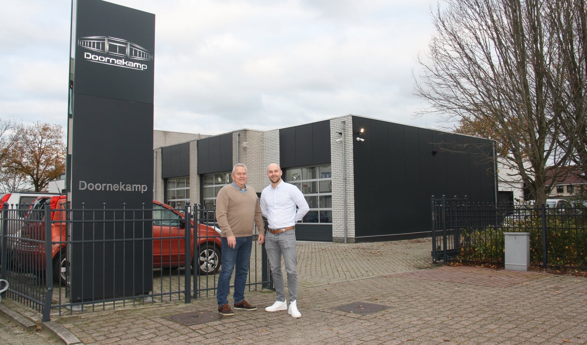 Herman en Chris Doornekamp zijn trots op de uitbreiding van hun bedrijf. 