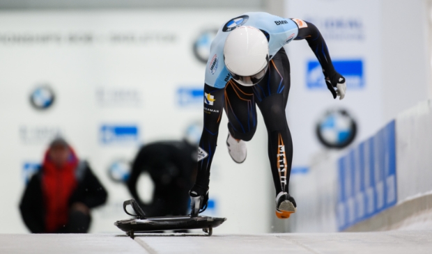<p>Innovatie van de slee en de aerodynamica moeten van Bos in 2022 een medaillekandidaat maken op de Olympische Spelen.</p>