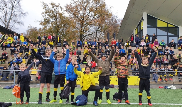 CJVV jeugd geniet van de spelletjesmorgen