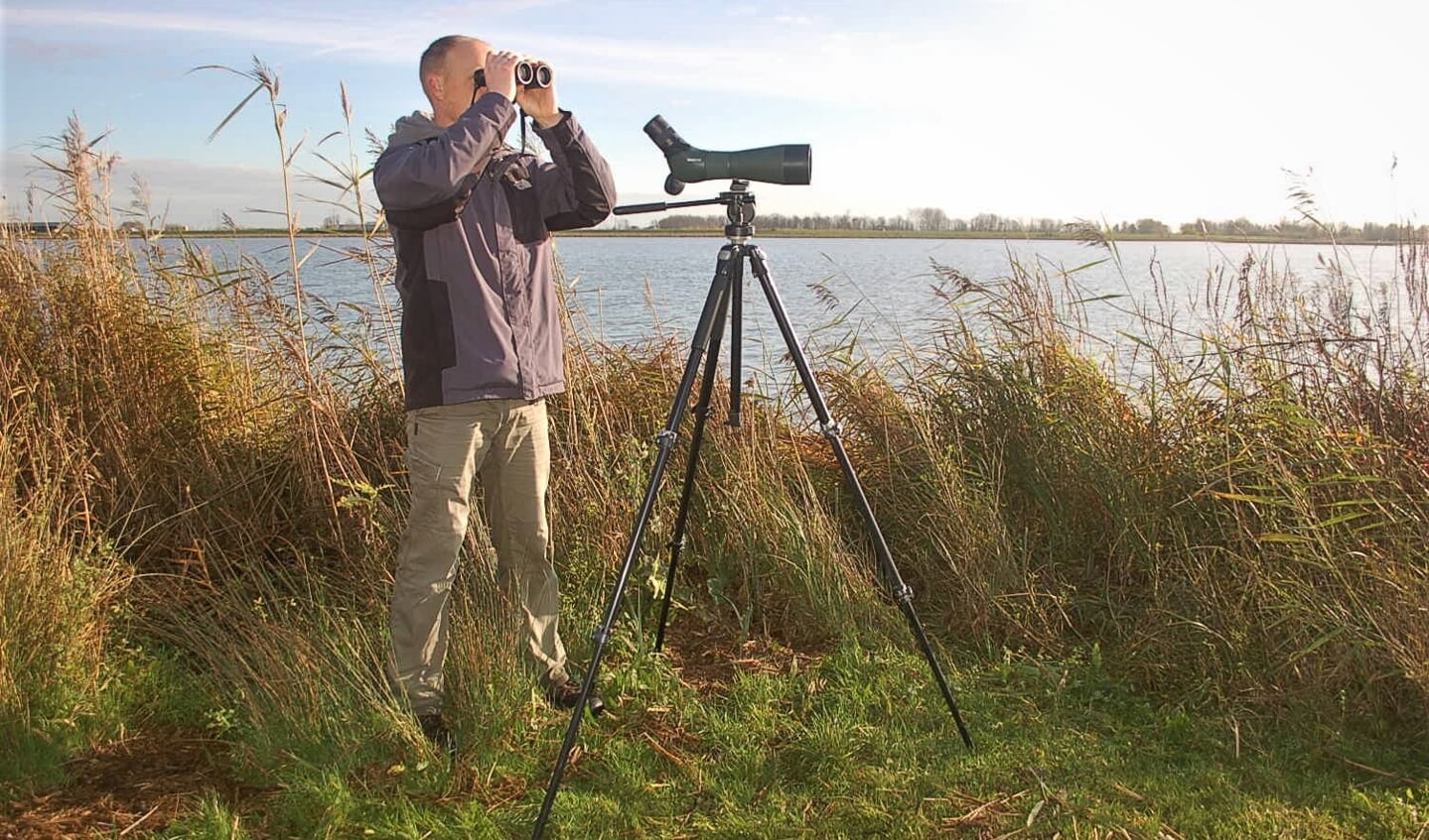 Sander Terlouw, in Hardenhoek. Een van de vele prachtige gebieden om vogels te kijken in de Biesbosch