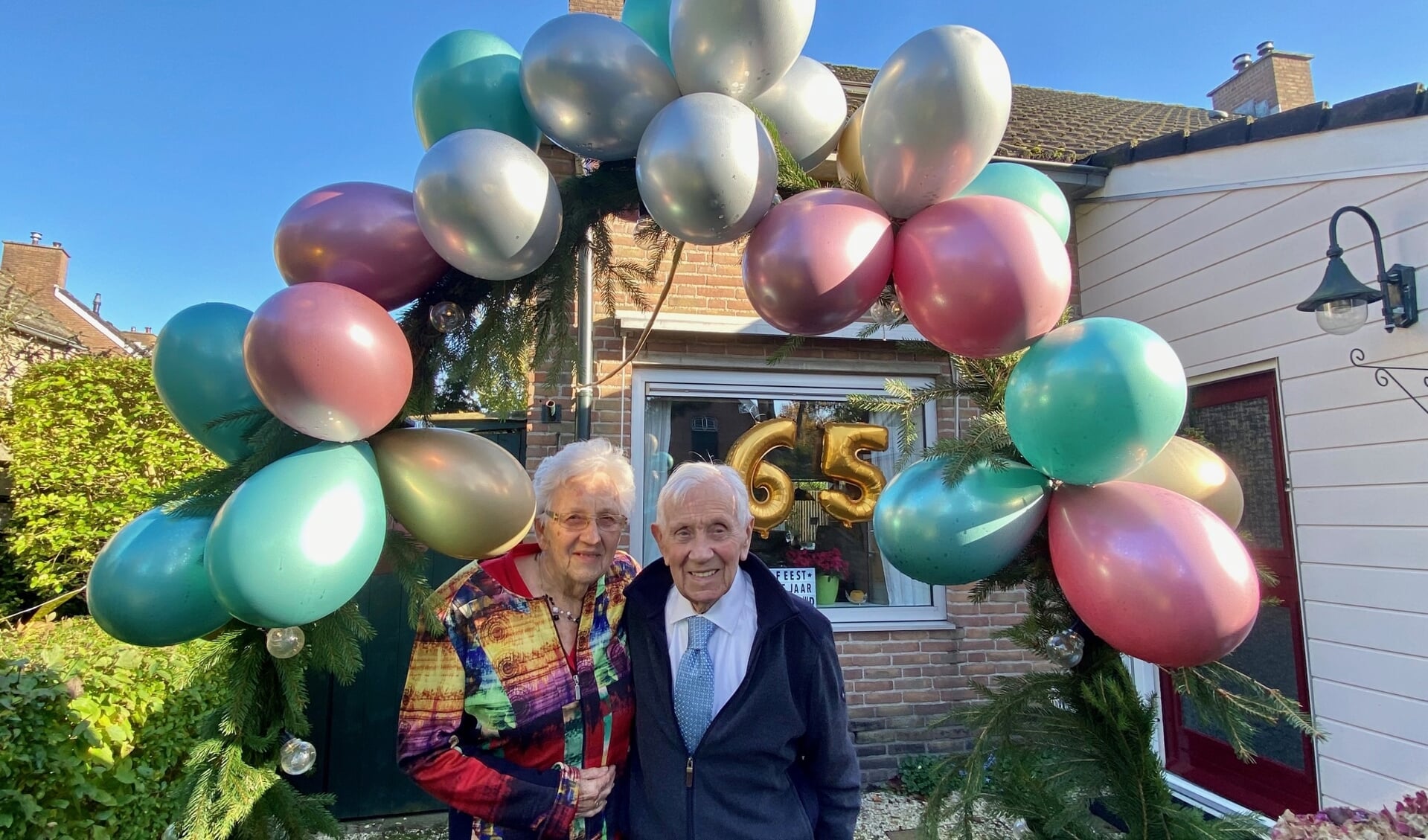 Gon en Ton Buitenhuis 65 jaar getrouwd
