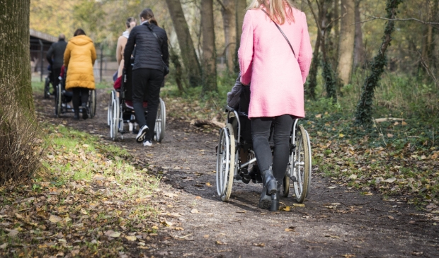 Bewoners aan de wandel