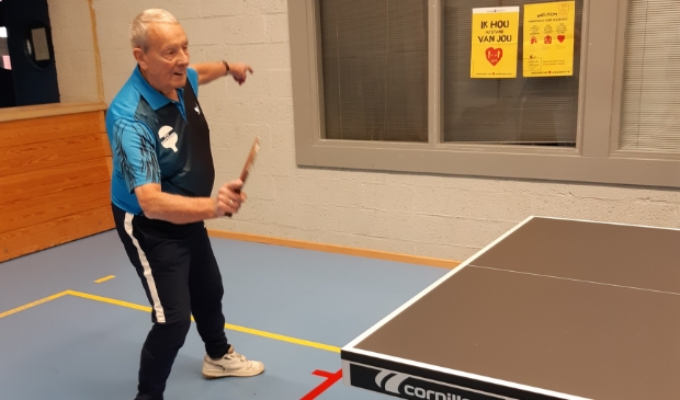 <p>Jaap Boerop is ook het langst spelende lid van TTV Amstelveen.</p>