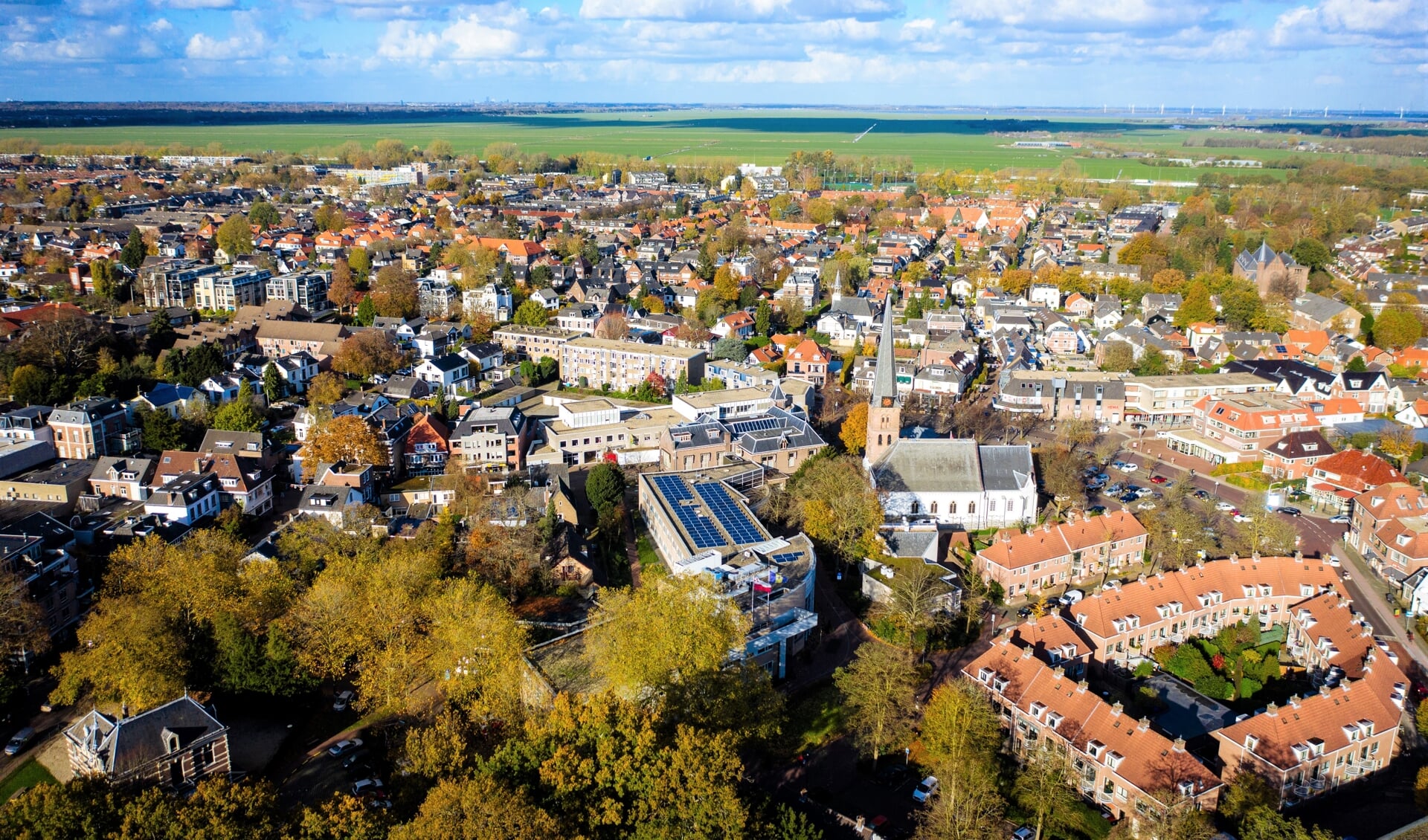 Het centrum van Baarn, dat waarschijnlijk geen metamorfose zal ondergaan.