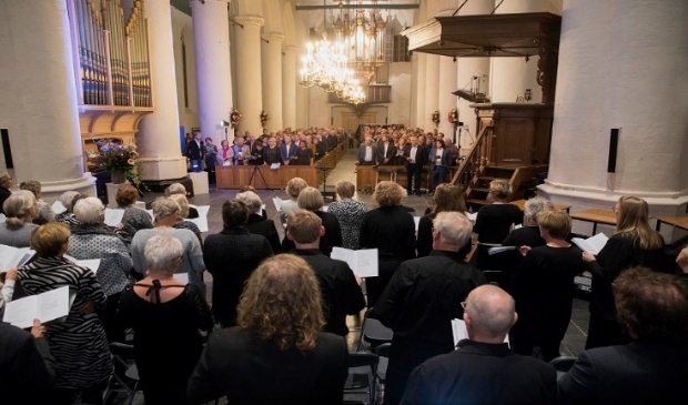 Een jaar geleden bij de ingebruikname van 'Harrie'