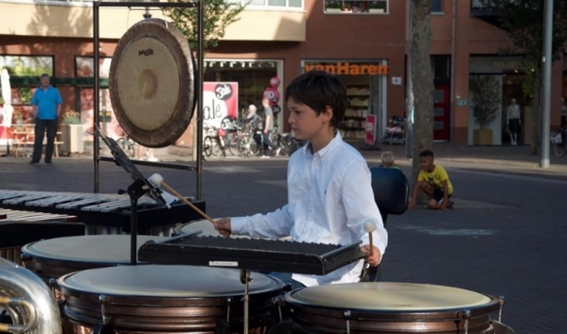 Leren drummen via de harmonie Caecilia in Veenendaal. (Foto: PR)