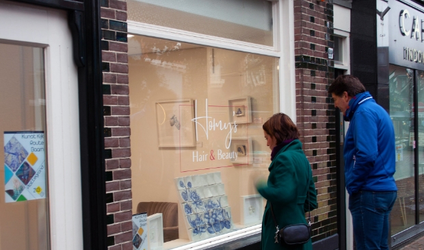 <p>In tal van etalages zijn kunstwerken te bekijken tijdens de Kunst Kijk Route. </p>