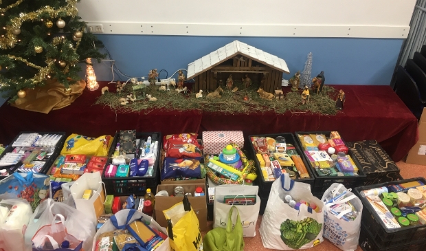 <p>De opbrengst van de geslaagde kerstactie van de leerlingen van de De Driesprong.</p>