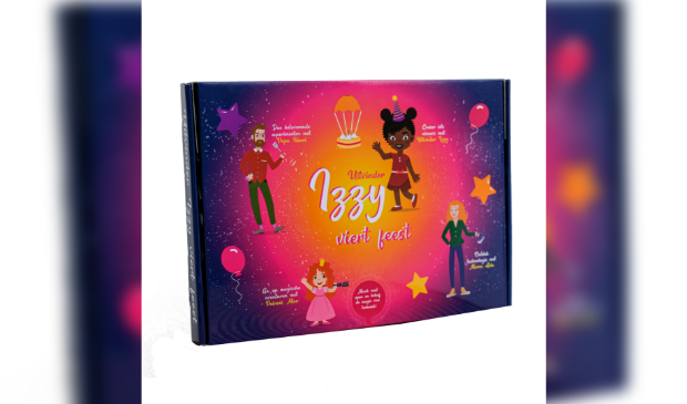 Het spel 'Uitvinder Izzy viert feest'.