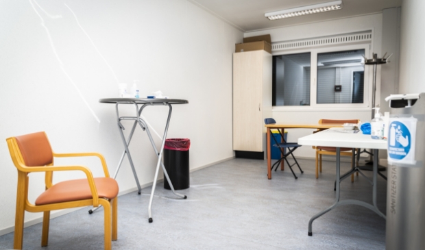 <p>De coronatestlocatie van Zorggroep ENA staat bij de locatie Nieuw Avondrust in Voorthuizen.</p>