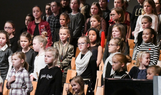 Het kinderkoor uit 2018.
