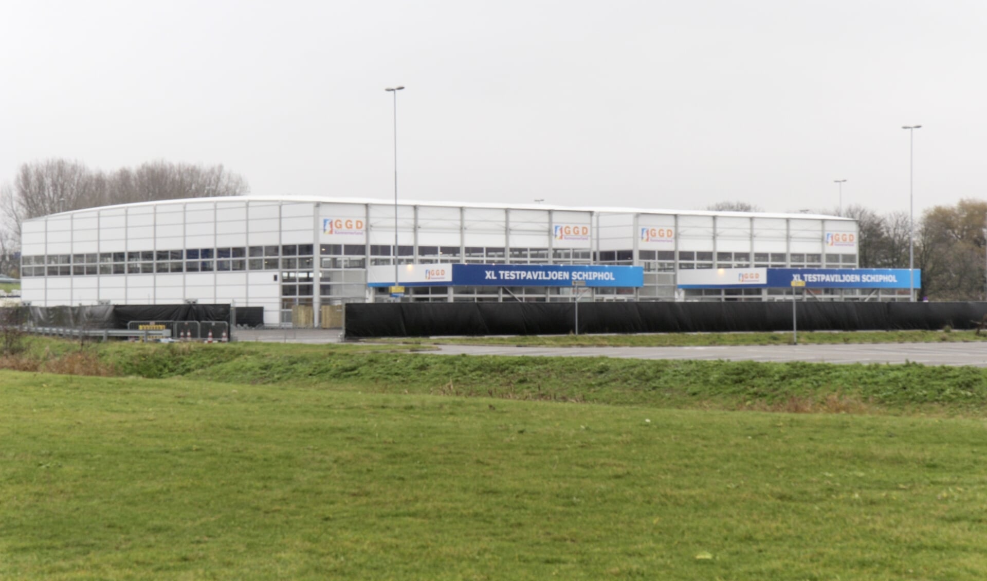 De XL-teststraat op P4 bij Schiphol.