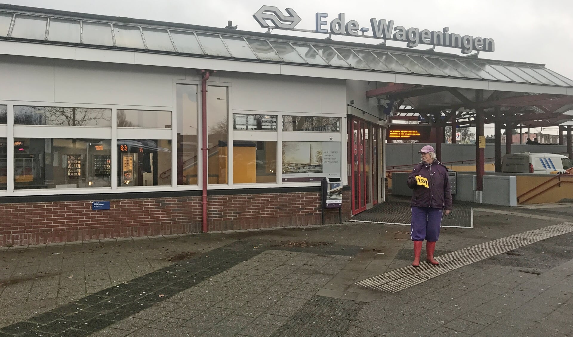 Ook station Ede-Wageningen gaat het loket sluiten.