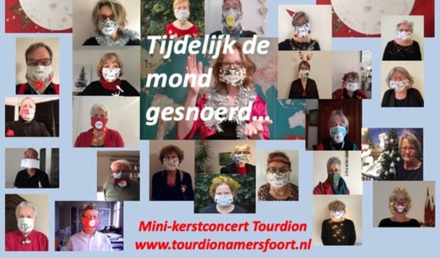 De koorleden vonden een nieuwe manier om toch samen te zingen.