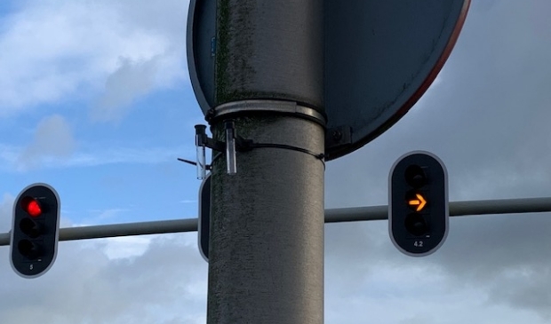 <p>Palmes-buisje dat de luchtkwaliteit meet.</p>