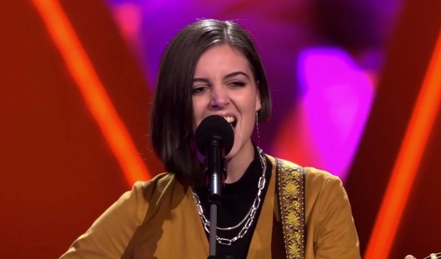 <p>Inge Lamboo bij The Voice of Holland.</p>