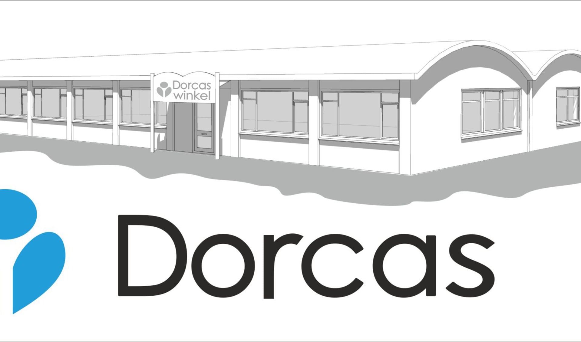 3D tekening Dorcaswinkel