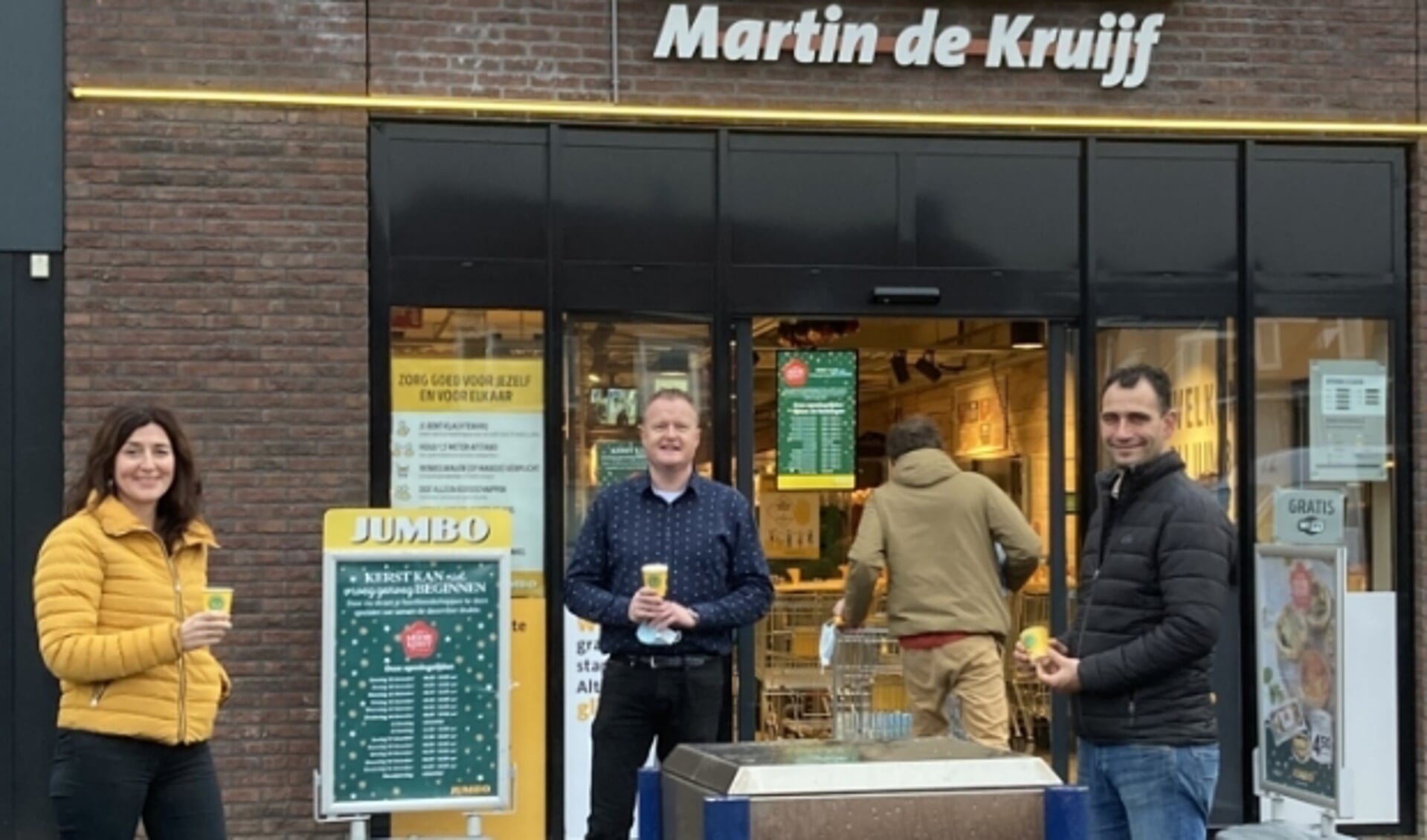 Irene Okkerman, Martin de Kruijff en Martijn van der Gun.  