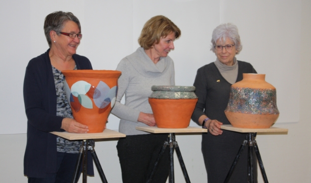 De kunstwerken worden geshowd