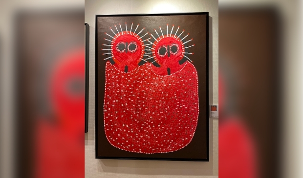 <p>Twee Wandjina’s met hun buiken vol neerslag.</p>