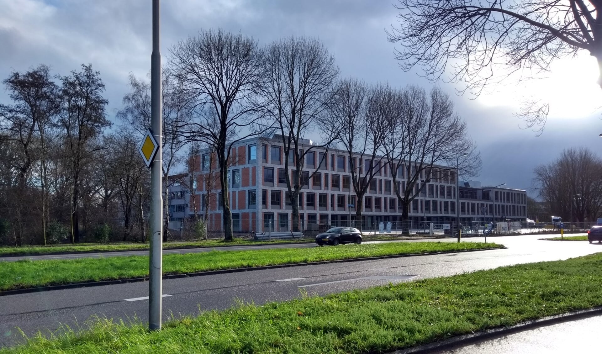 De nieuwbouw van het Hermann Wesselink College.