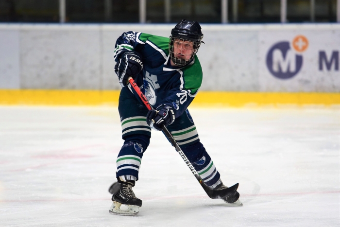 Bram in actie voor zijn club Dordrecht Lions