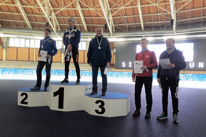 Kees Voorhoeve op de 3e plaats bij de M60