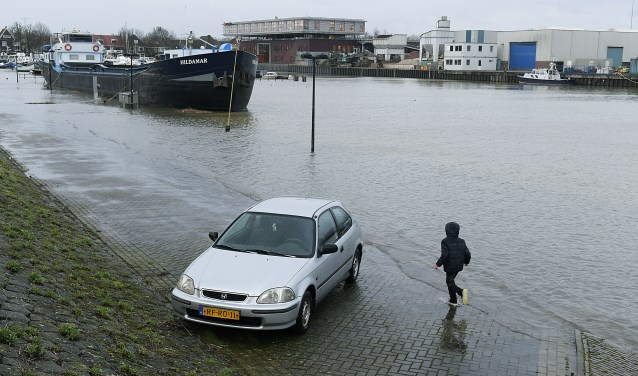Hoogwater haven Sliedrecht