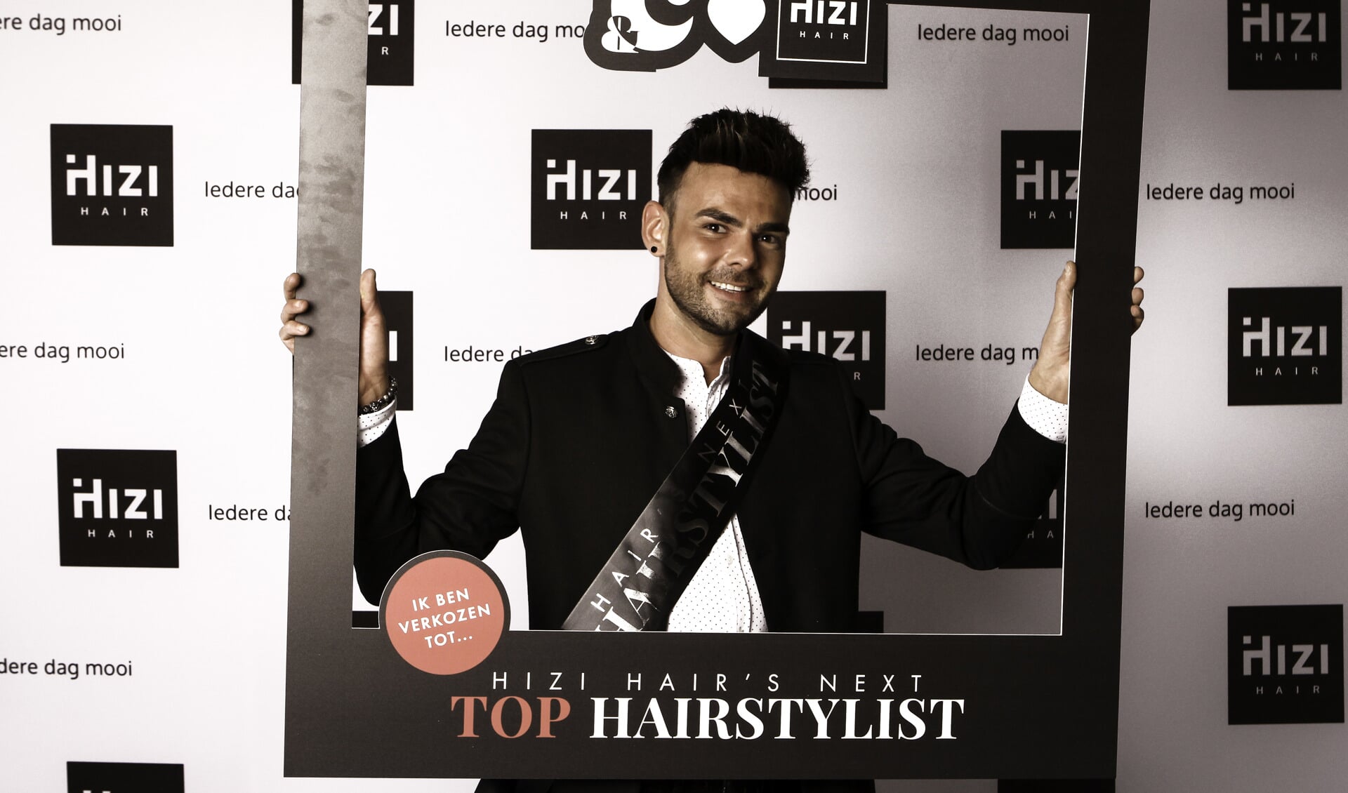 Kapper en franchisenemer Ricardo Hofman van Hizi Hair. 