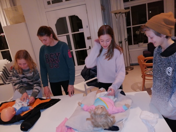 luiers leren verschonen