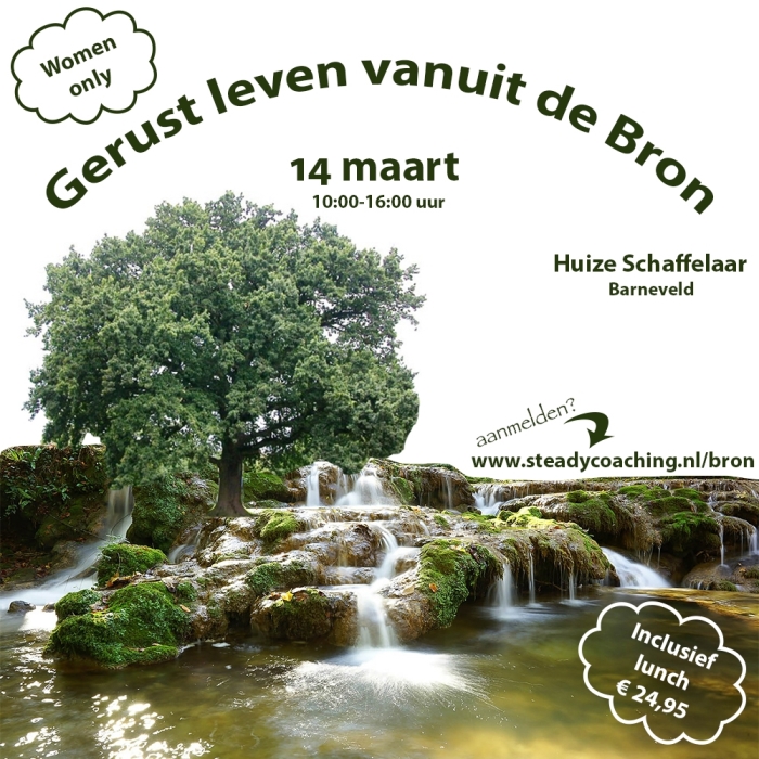 Vrouwendag Gerust leven vanuit de Bron