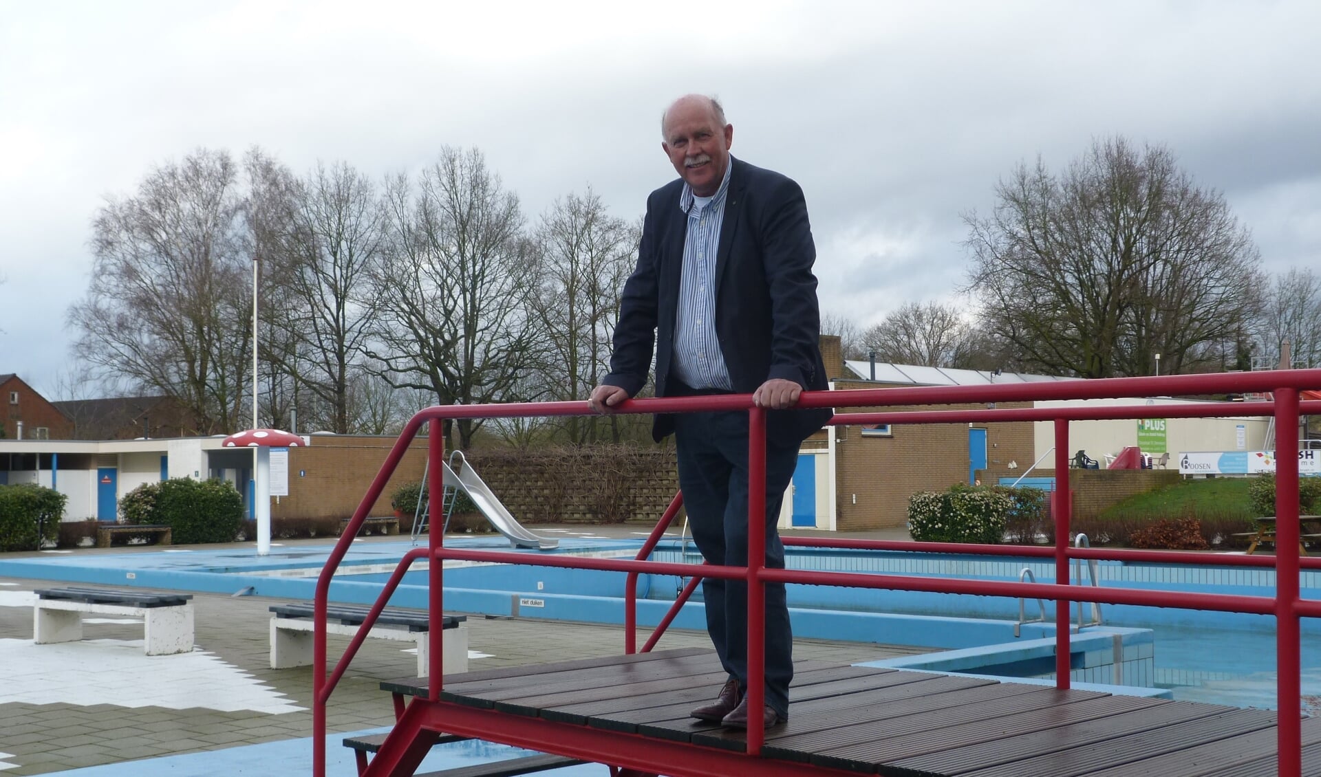 Henk van den Oever is de nieuwe voorzitter van zwembad De Vrije Slag in Bennekom.