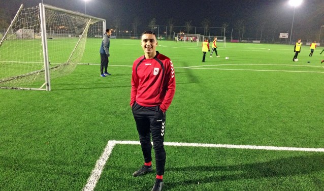 Topscorer Anass el Hassnaoui krijgt geen gelegenheid zijn totaal (27) te verhogen.