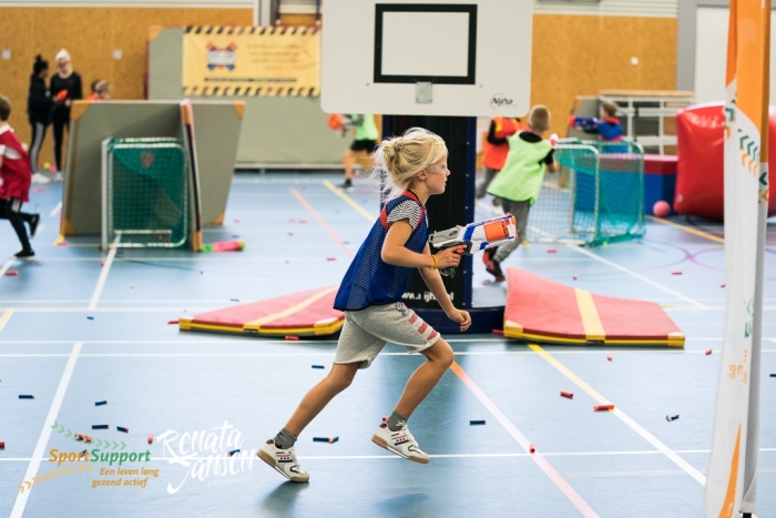 Kinderen in actie tijdens Sportnite