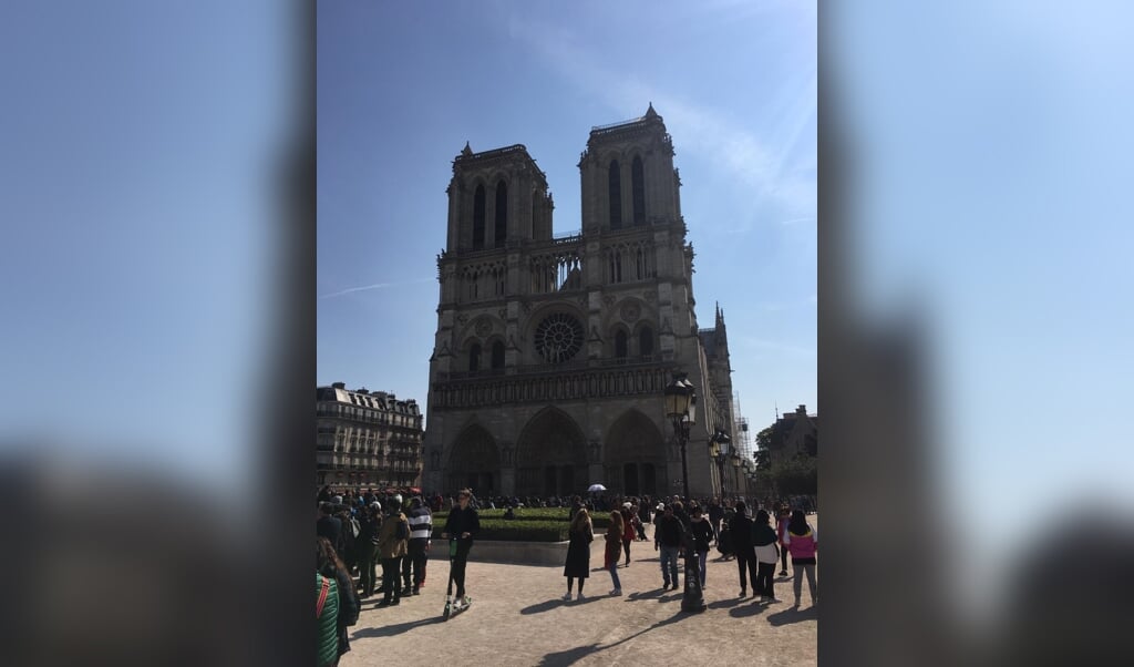De Notre-Dame voor de brand.