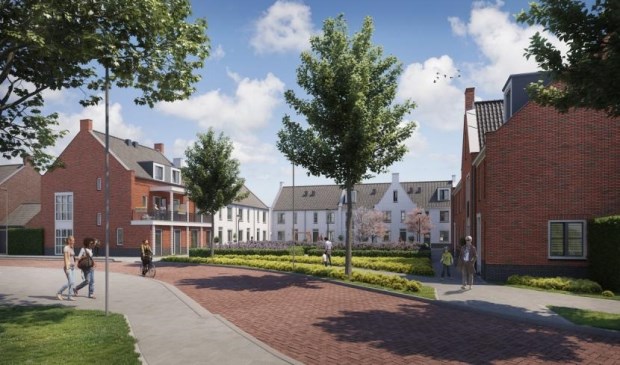 Het plan van de nieuw te bouwen woningen.