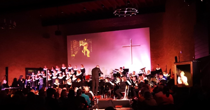 Muziekvereniging Lisiduna tijdens Lisiduna meets Rembrandt