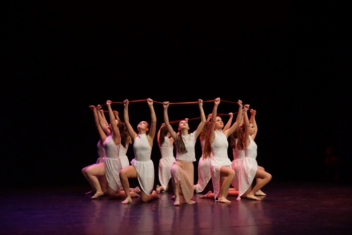 Dansselectie Excelsior tijdens de wintershow