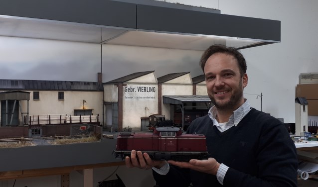 Michiel Stolp organiseert 01TREFF in de Twee Marken waar top spoorbanen worden geshowd.