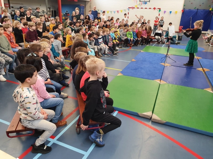 Optreden violiste van 8 jaar