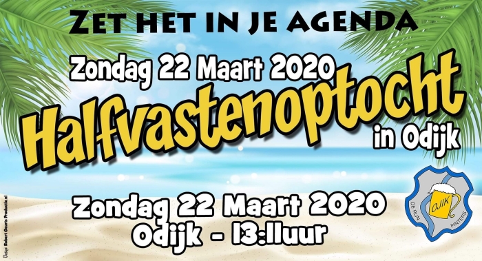 Halfvastenoptocht, zondag 22 maart!