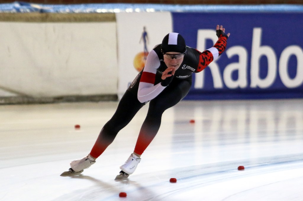 Marit van Beijnum reed een sterke 500 meter op het NK.