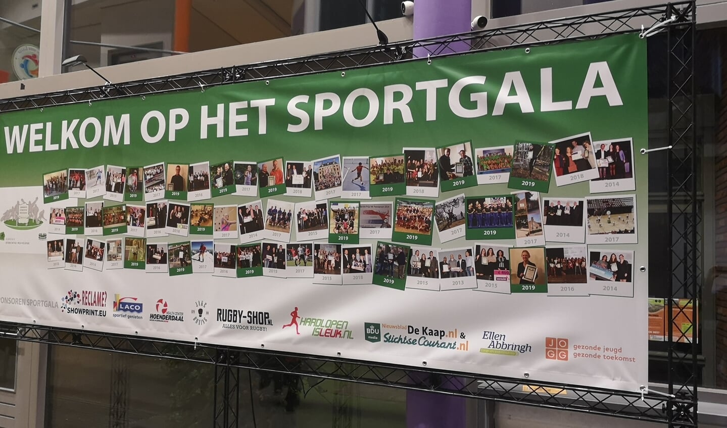 Sportgala Utrechtse Heuvelrug 2019 in Sport- en Cultuurcentrum De Binder.