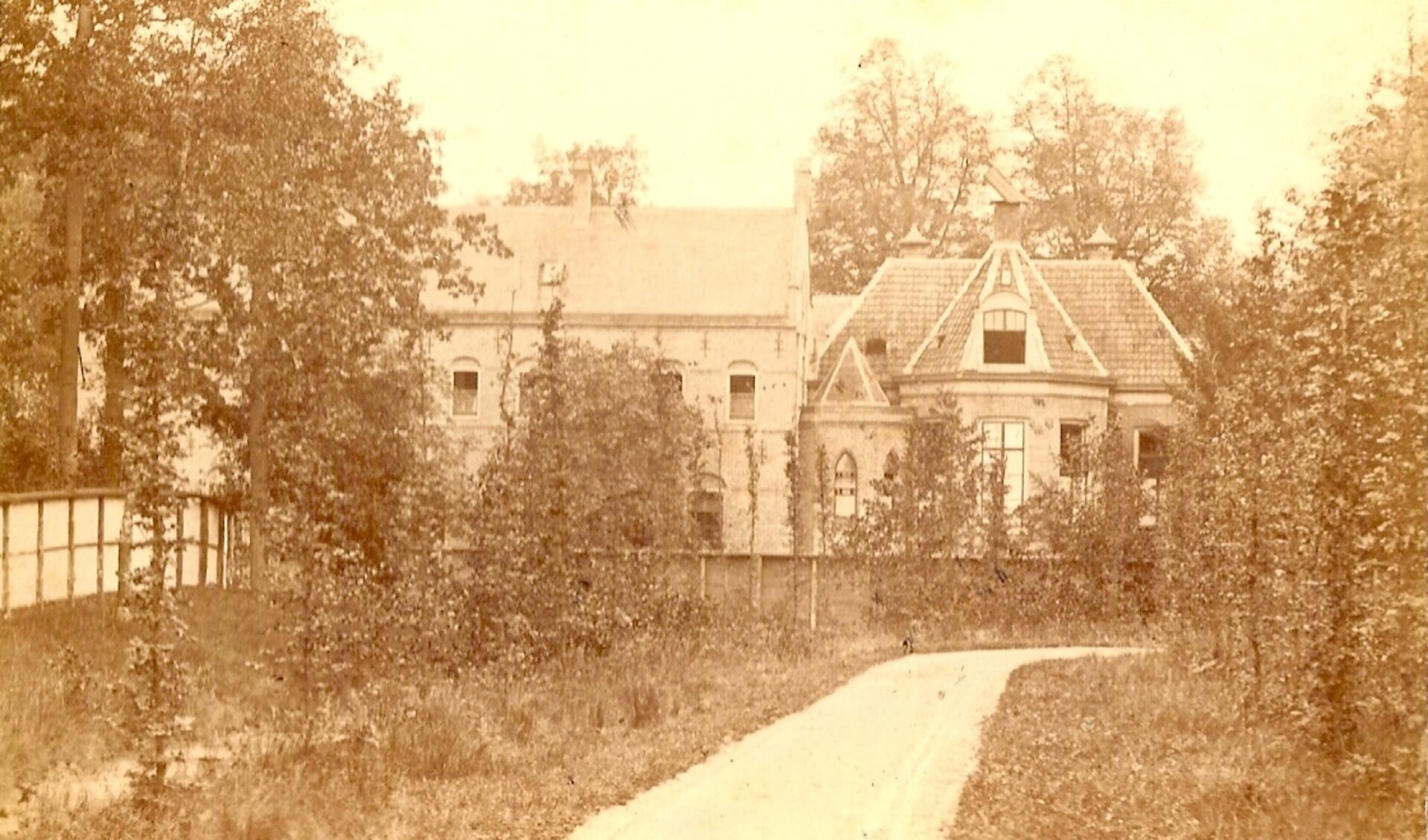 Kloosterlaantje Driebergen anno ca. 1880